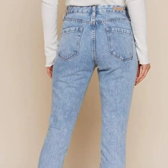 BLANKNYC Women's The Bleeker Ultra High Rise Jean with Western Buckle Detail 31 - Picture 11 of 11